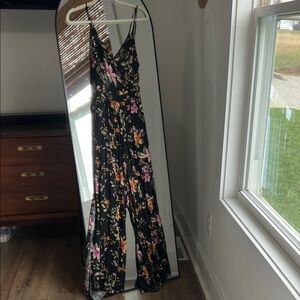 Floral Black Maxi Dress
